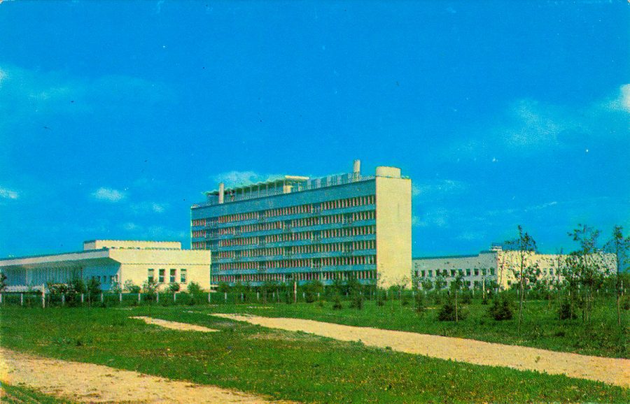 Историческое фото 1971 года санатория Калинина в городе Ессентуки - фотография