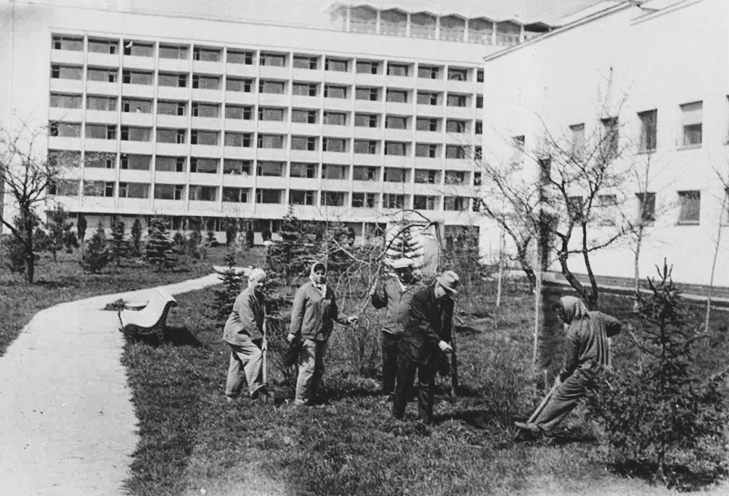 Историческое фото санатория Калинина в городе Ессентуки - фотография