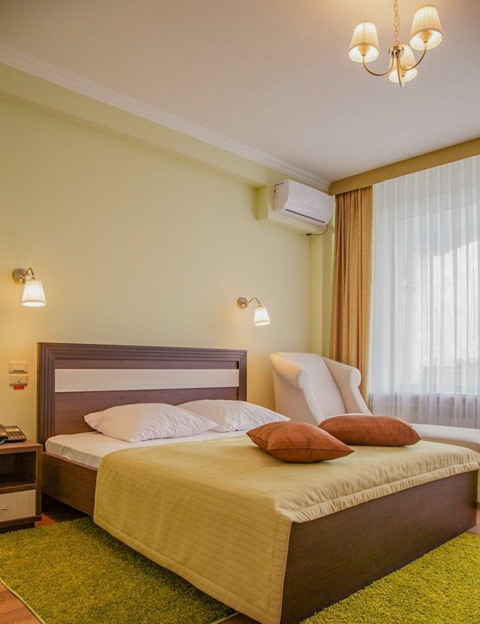 Номер «Одноместный Улучшенный» в санатории Калинина в Ессентуках - фотография