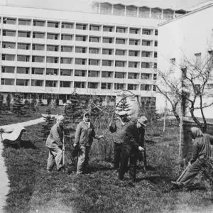 Историческое фото санатория Калинина в городе Ессентуки - фотография