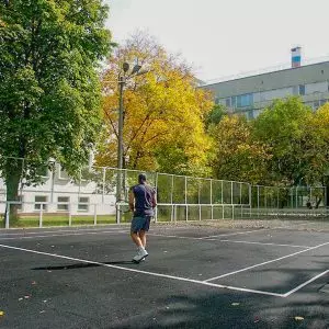 Спортивная площадка в санатории Калинина в городе Ессентуки - фотография